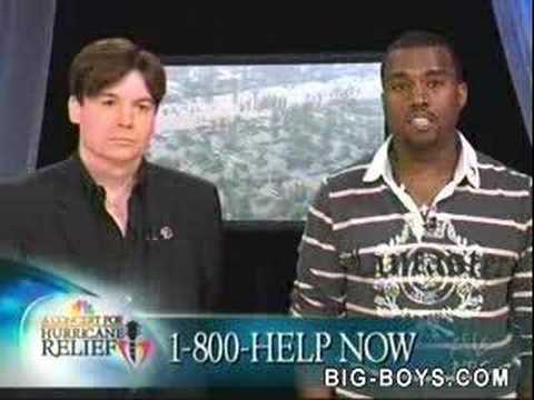 7) When Kanye West told the nation George W. Bush doesn't care about black people