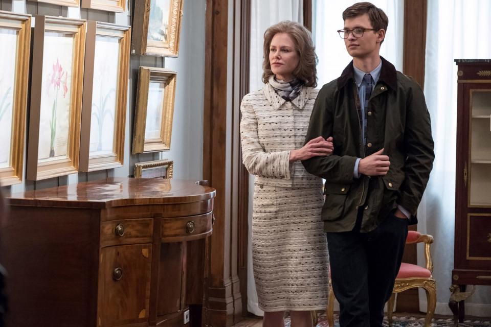 Nicole Kidman acts as surrogate mom to Ansel Elgort in 