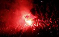 Chile's fans celebrate after winning the Copa America soccer final against Argentina at Plaza Italia, Santiago, July 4, 2015. REUTERS/Andres Stapff -