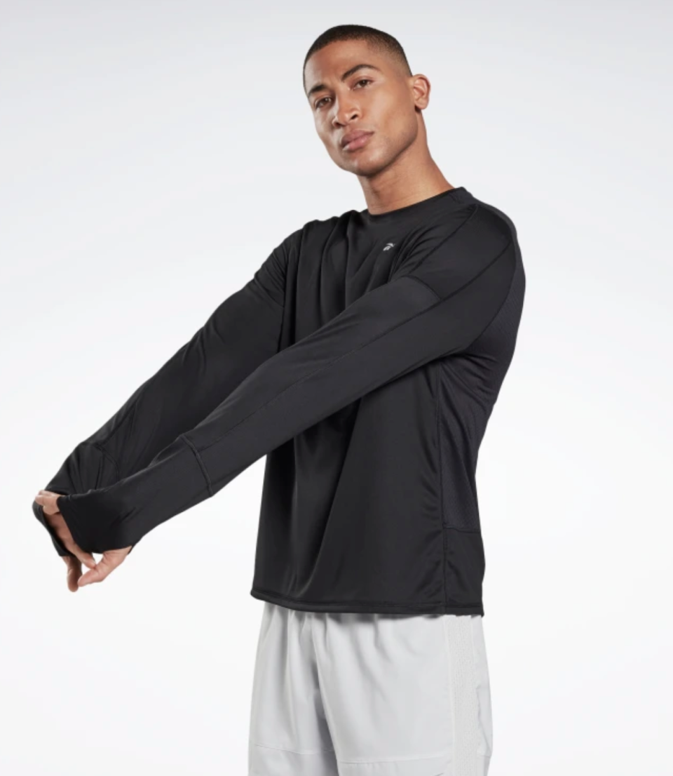 Running Essentials Long Sleeve Shirt - Reebok. 