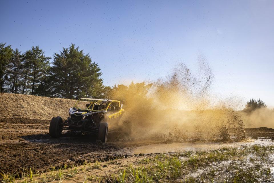 mich schumacher side by side driving canam