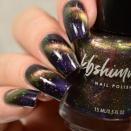 The weather may be cooler, but this <a href="https://www.kbshimmer.com/creep-it-together-multichrome-magnetic-nail-polish/" rel="nofollow noopener" target="_blank" data-ylk="slk:KB Shimmer nail polish;elm:context_link;itc:0;sec:content-canvas" class="link ">KB Shimmer nail polish</a> is the coolest. With its shimmering mix of metallic black, purple, and gold tones, you can manipulate the finish with a magnet, pulling the still-wet polish in various directions to create a celestial look.