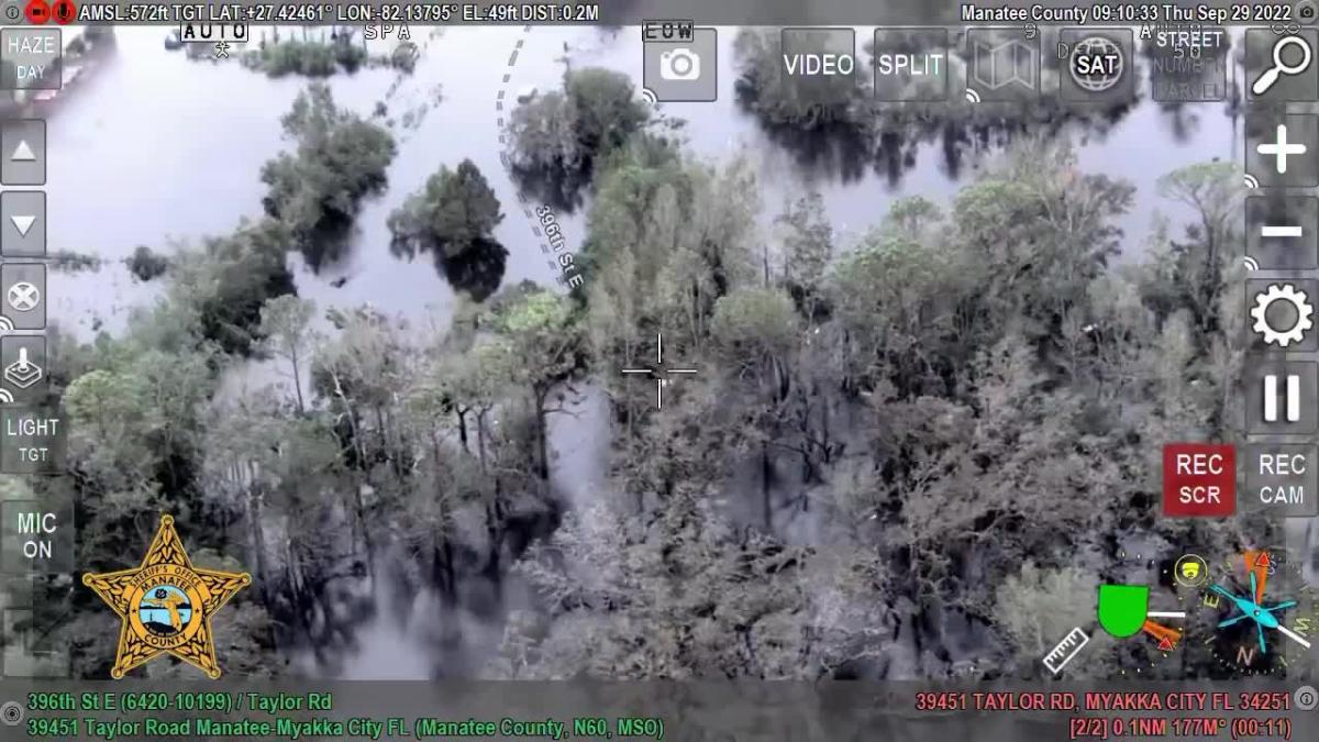 Aerial Video Shows Massive Flooding In Manatee County Video 4790