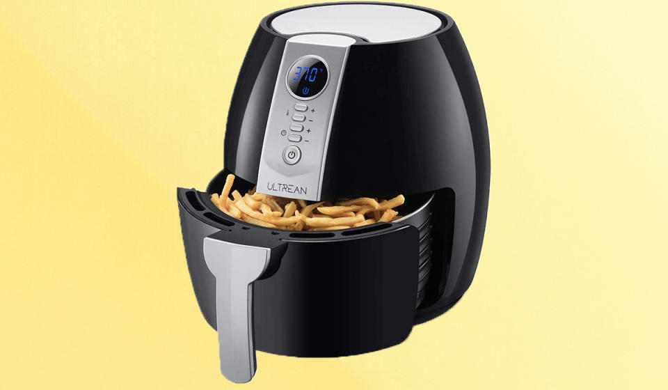 Ultrean air fryer full of fries