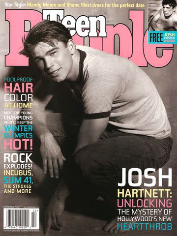 Josh Hartnett on a 2002 Teen PEOPLE cover