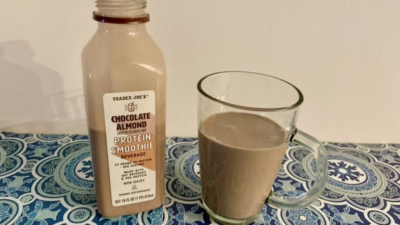 Chocolate Almond Protein Smoothie Beverage