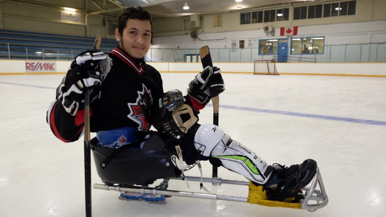 'How Canadian is that?' Syrian refugee learns to play sledge hockey