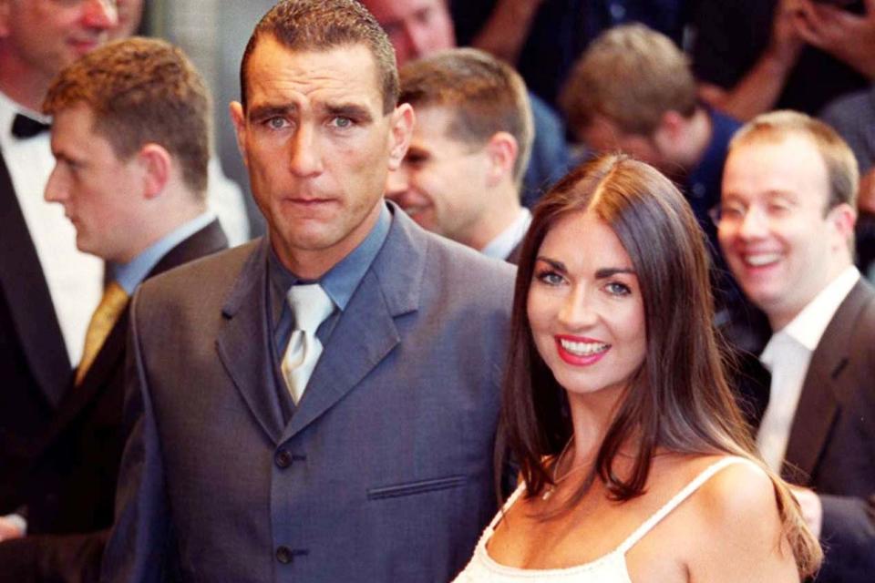 Vinnie Jones with his late wife Tanya who he described as 'the most incredible person'. (PA)