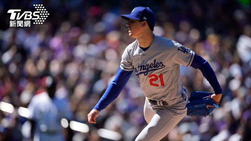 道奇開幕戰先發畢勒（Walker Buehler）。（圖／達志影像美聯社）