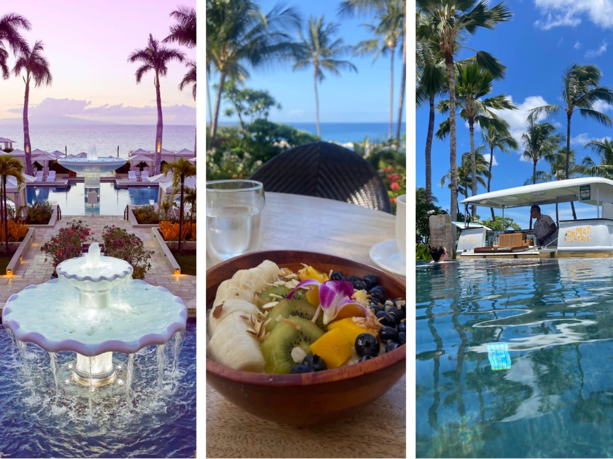 From L to R: Maui,  Lanai and Oahu  (Getty Images/Dave Maclean)