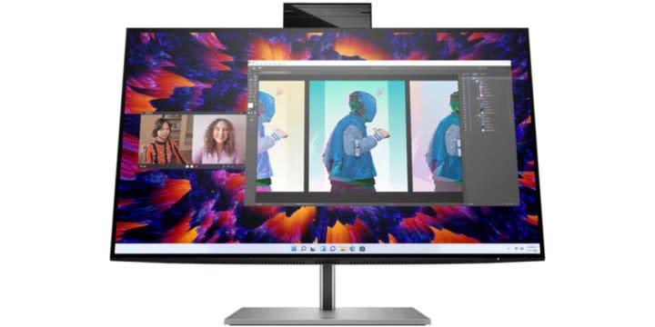 The HP Z24m monitor on a white background.