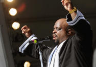 NEW ORLEANS, LA - APRIL 28: Cee Lo Green performs during the 2012 New Orleans Jazz & Heritage Festival Day 2 at the Fair Grounds Race Course on April 28, 2012 in New Orleans, Louisiana. (Photo by Rick Diamond/Getty Images)