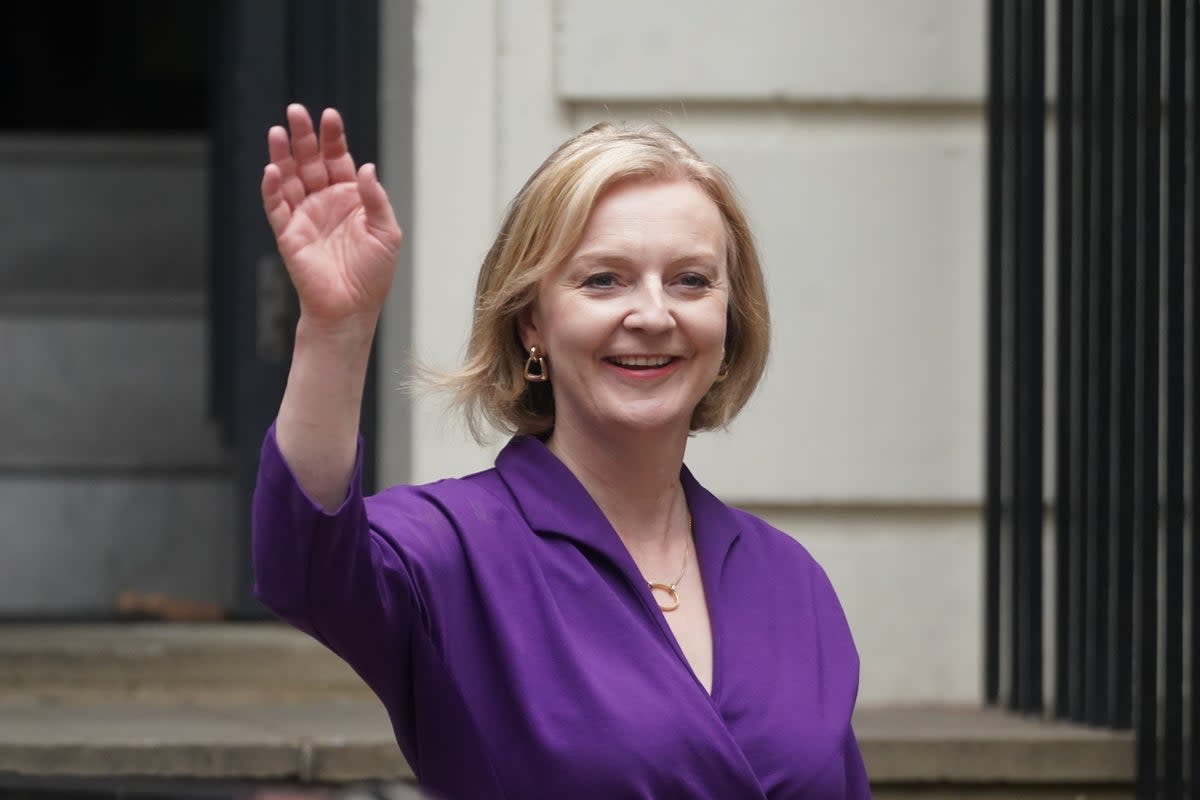 Liz Truss will enter Downing Street after her triumph in the Tory leadership contest as she prepares to roll out an emergency support package to deal with the energy crisis (Victoria Jones/PA) (PA Wire)