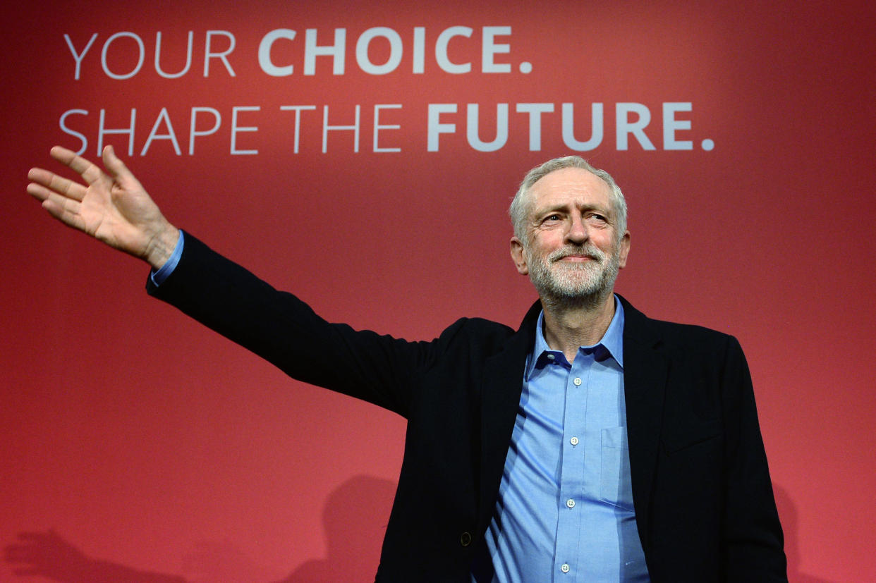 REVIEW OF THE DECADE - POLITICS File photo dated 12/09/15 of Jeremy Corbyn after he was announced as the Labour Party's new leader at a special conference at the QEII Centre in London.