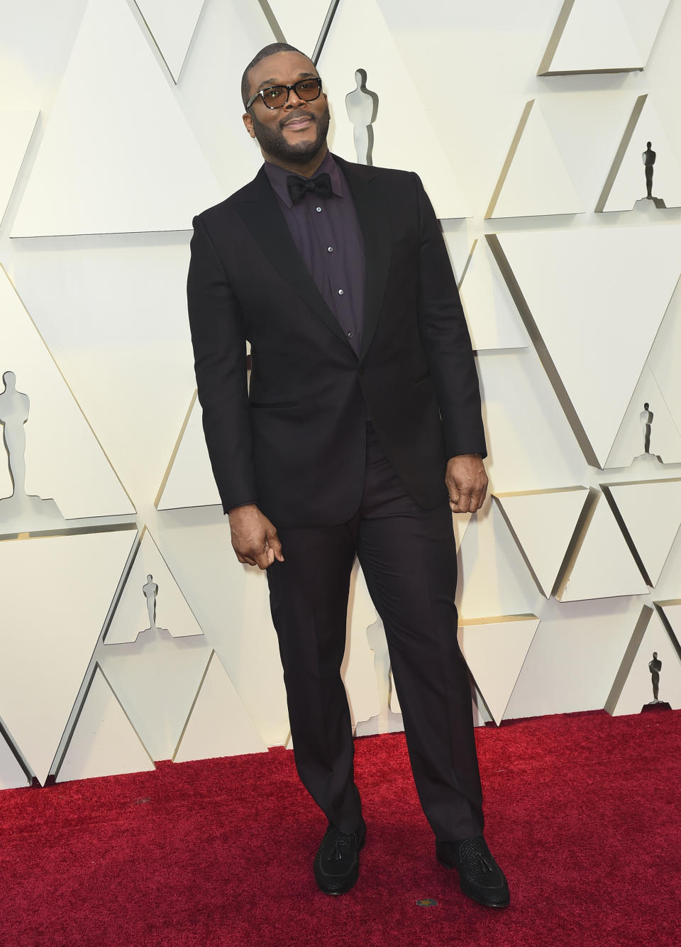 FILE - Tyler Perry arrives at the Oscars on Feb. 24, 2019, in Los Angeles. Perry turns 52 on Sept. 14. (Photo by Jordan Strauss/Invision/AP, File)