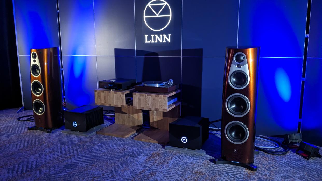  Linn hi-fi system at Bristol Hi-Fi Show 2024 . 