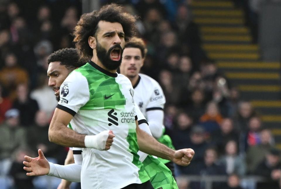 Mo Salah’s record against Manchester United means he needs to be in your team (EPA)