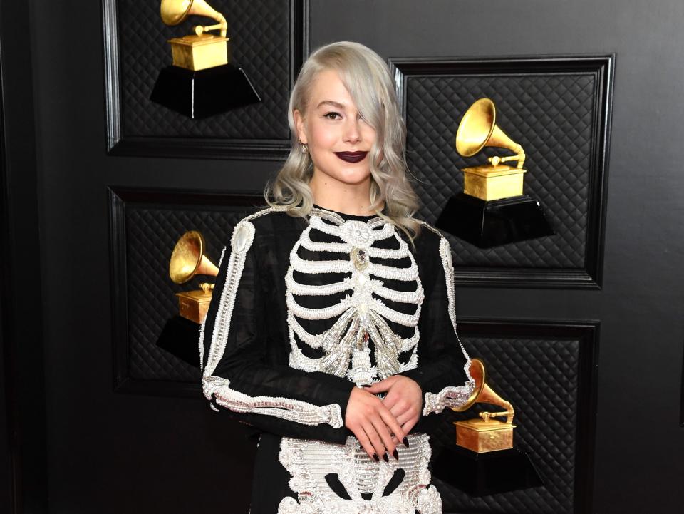 Phoebe Bridgers attends the 63rd Annual GRAMMY Awards at Los Angeles Convention Center on March 14, 2021 in Los Angeles, California.