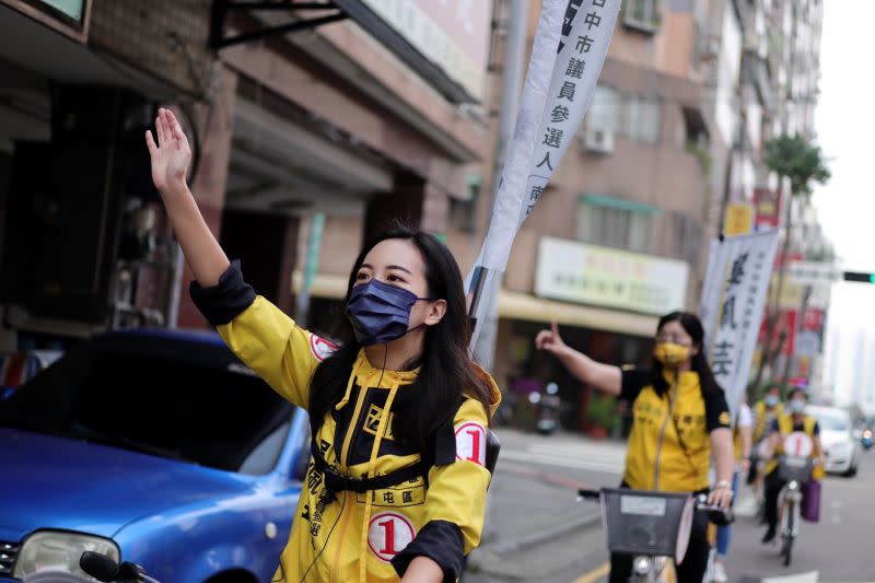 ▲中市南屯區議員候選人吳佩芸成功殺進議會（圖／時代力量提供）