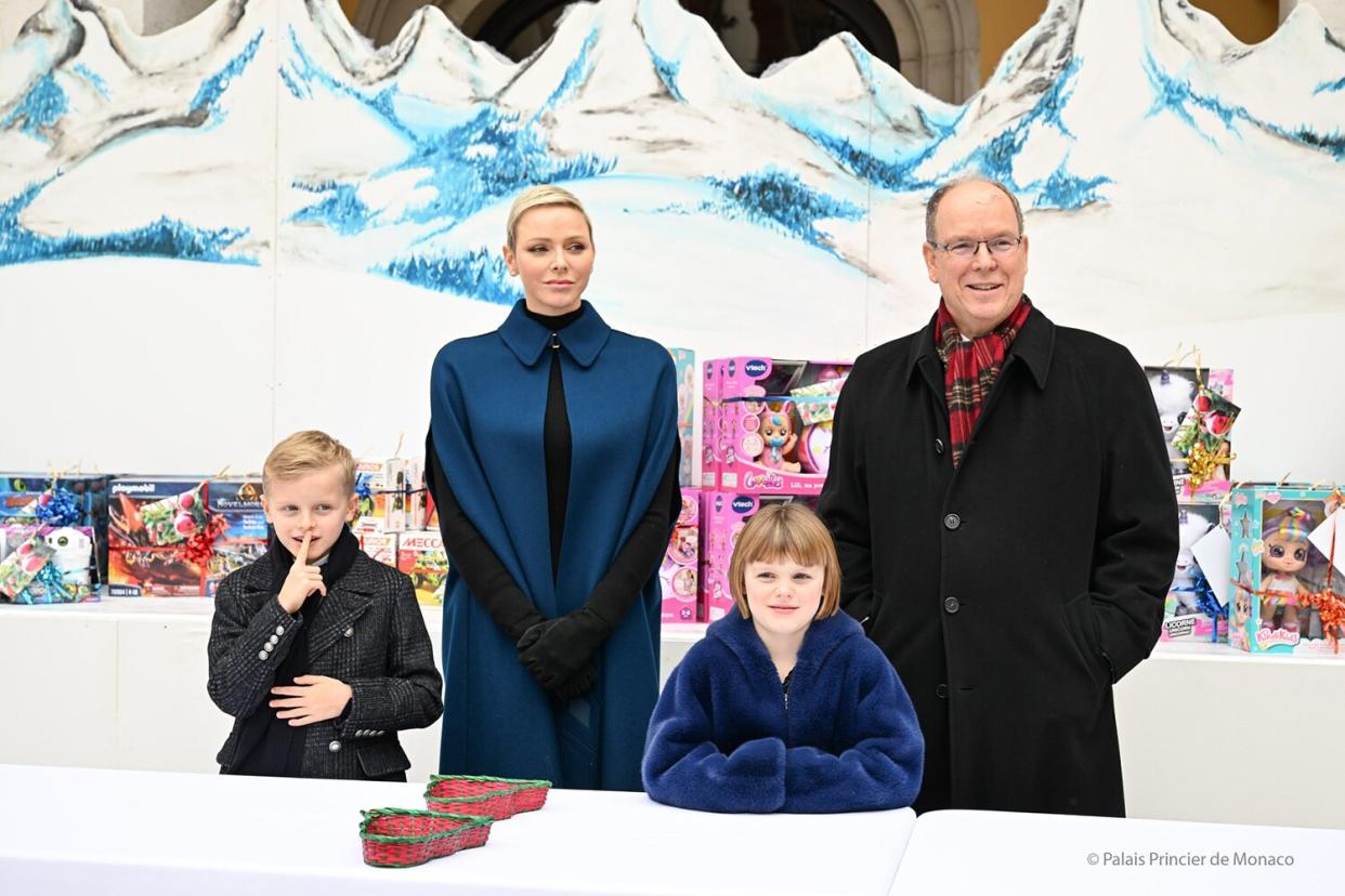 Prince Albert and Princess Charlene Make Annual Christmas Outing with Twins