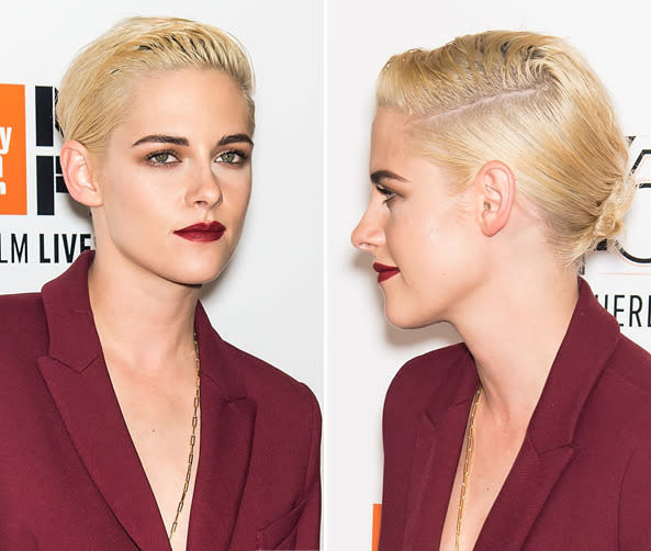 Le chignon rock’n’roll de Kristen Stewart