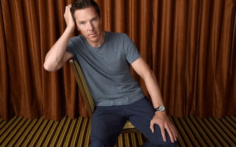 Benedict Cumberbatch poses at The Montage Hotel in Beverly Hills, Calif., - Credit: Chris Pizzello/2016 Invision