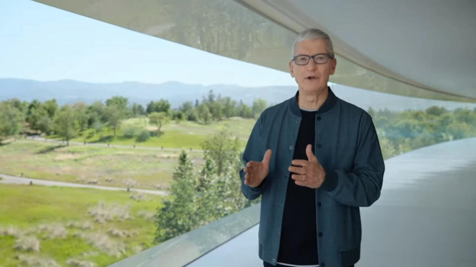 Tim Cook at Apple Event