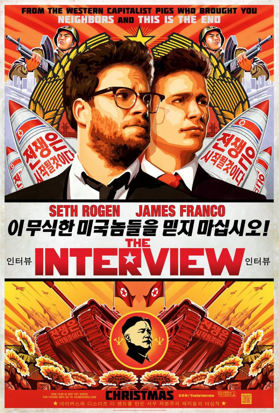 the interview movie poster