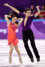 <p>Marie-Jade Lauriault and Romain Le Gac of France compete in the Figure Skating Team Event – Ice Dance – Short Dance on day two of the PyeongChang 2018 Winter Olympic Games at Gangneung Ice Arena on February 11, 2018 in Gangneung, South Korea. (Photo by Jamie Squire/Getty Images) </p>