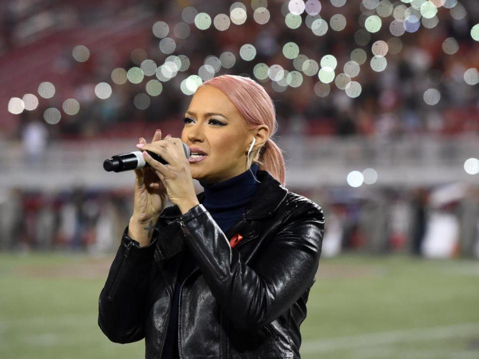 Former Pussycat Doll Kaya Jones likened the group to a 'prostitute ring' (Getty Images)