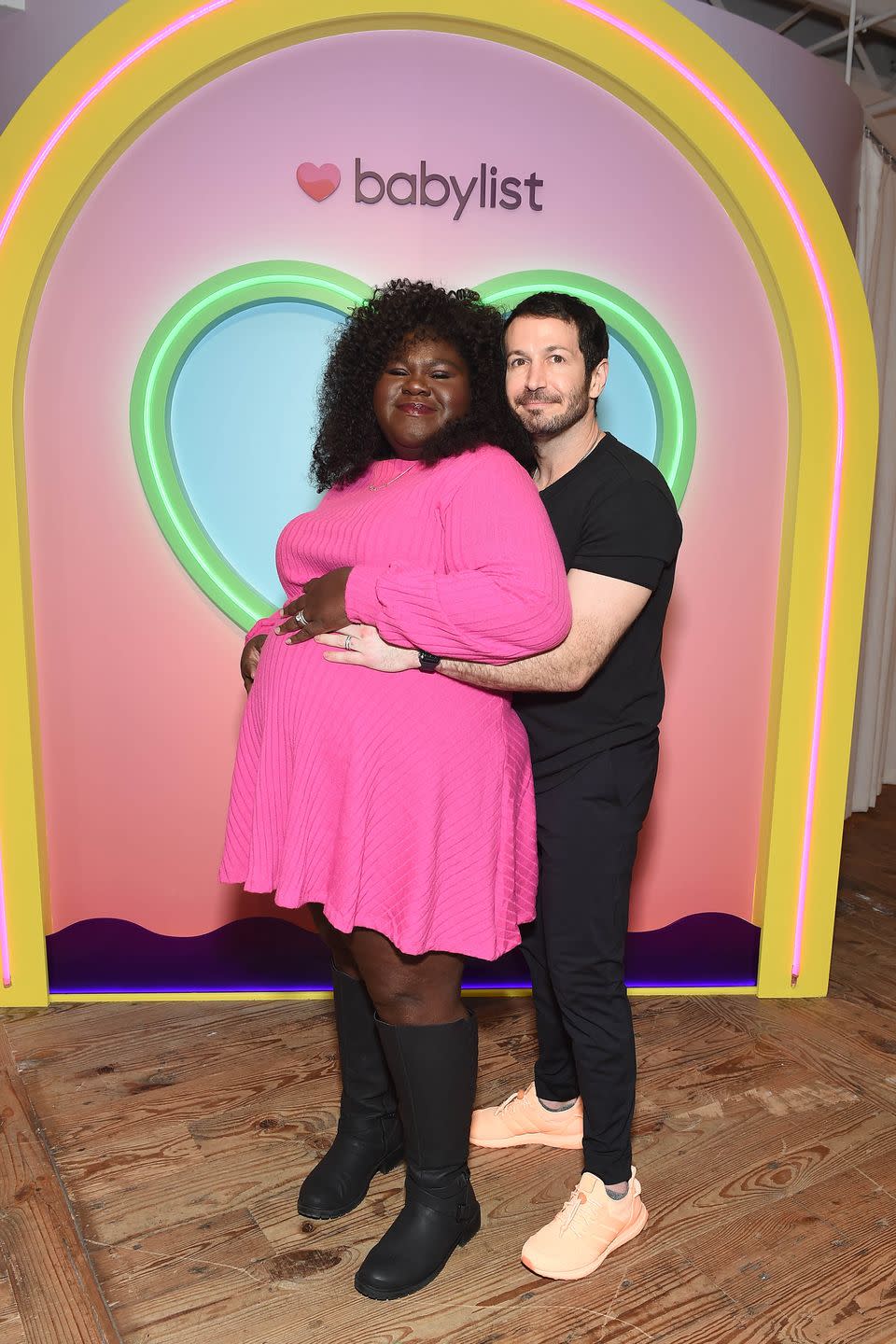 gabourey sidibe with husband brandon frankel