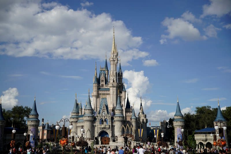 Cinderella Castle at Disney World in Florida remains a favorite among guests. On Wednesday, the company announced ticket and parking price increases at the Florida and California Disney parks as the company prepares for a $60 billion expansion. File Photo by John Angelillo/UPI