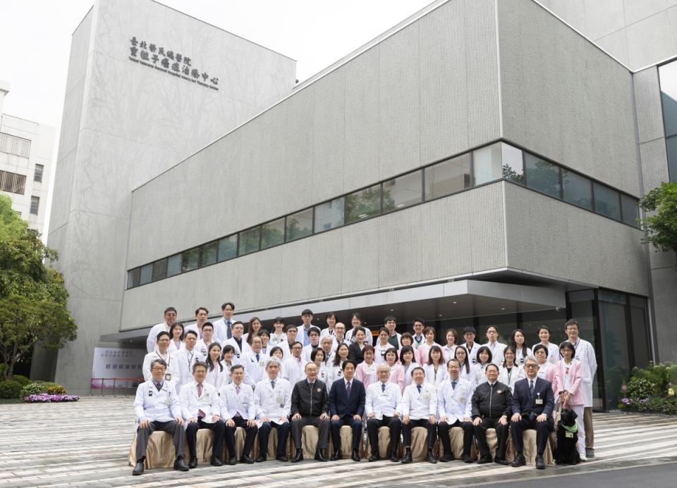  賴清德參訪台北榮總重粒子癌症治療中心。 圖：總統府提供 