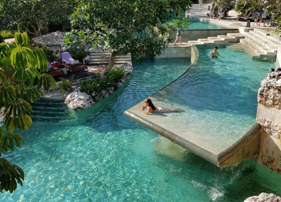 Ayana Resort and Spa in Bali won’t allow visitors to use electronic devices poolside at its River Pool (pictured) between 9am-5pm. Source: TripAdvisor/ Hotel_Diva4