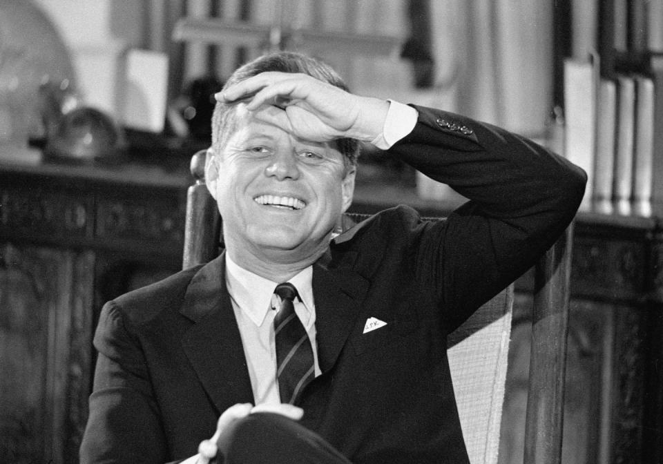 1962: John F. Kennedy goes on television