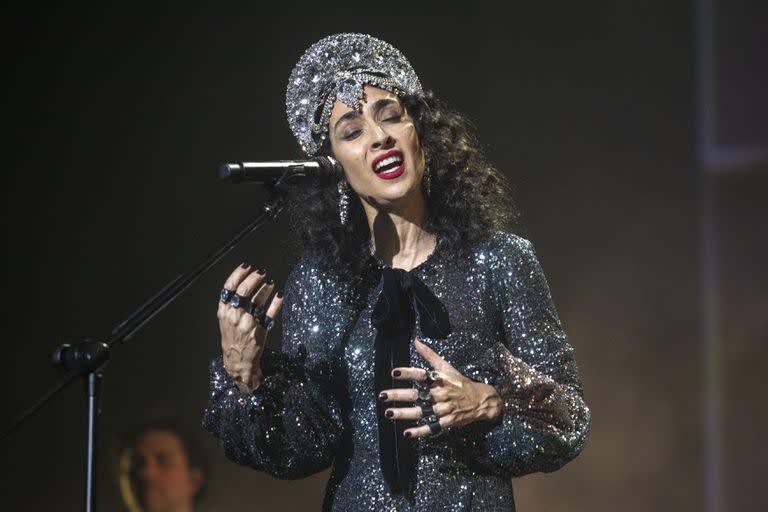 Recital de la carioca Marisa Monte en el teatro Gran Rex