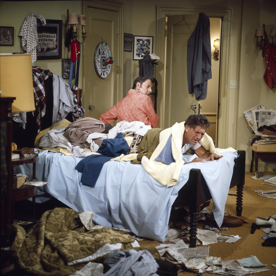 Oscar's bedroom on The Odd Couple