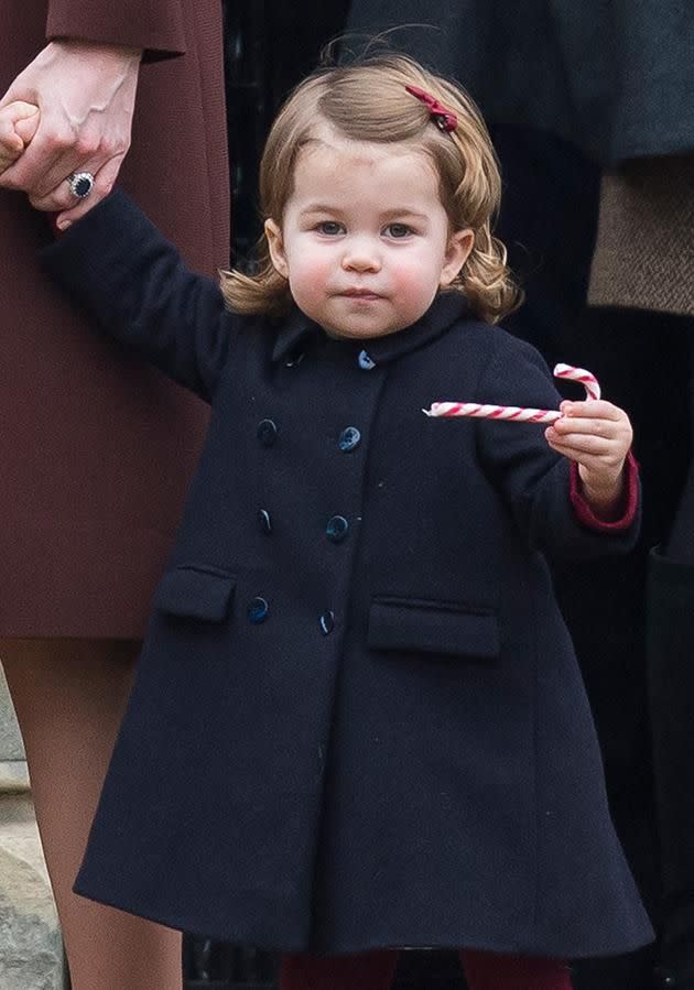 The tot turned two on Tuesday but some trolls have targeted Princess Charlotte online. Photo: Getty