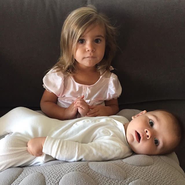 11) Throwback of Penelope and Reign Disick