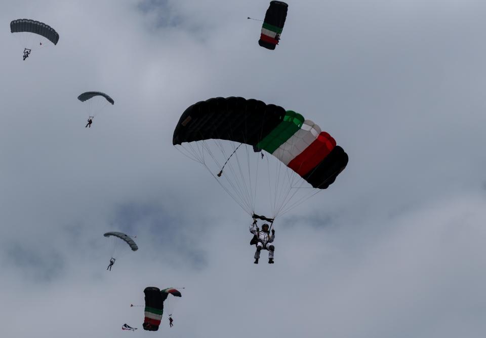 Desfile militar por la Independencia de México