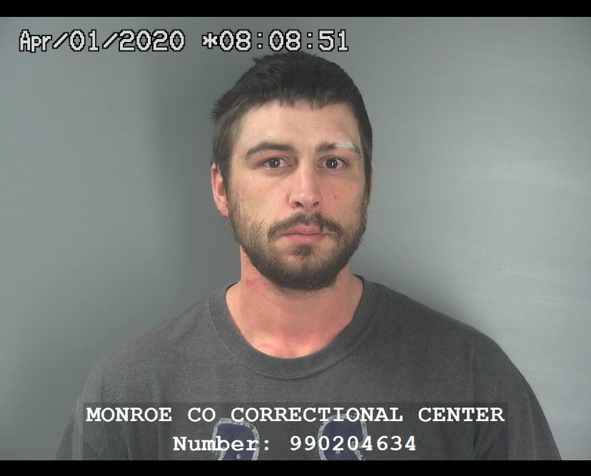 Bryce Leighton booking photo (Monroe County Jail)