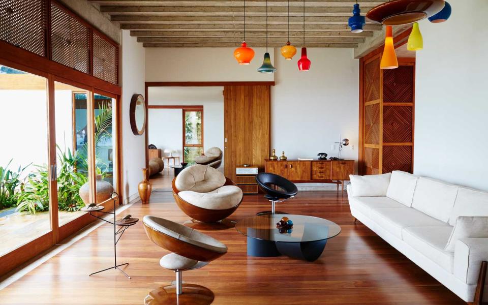 Chez Georges living room, Rio de Janeiro