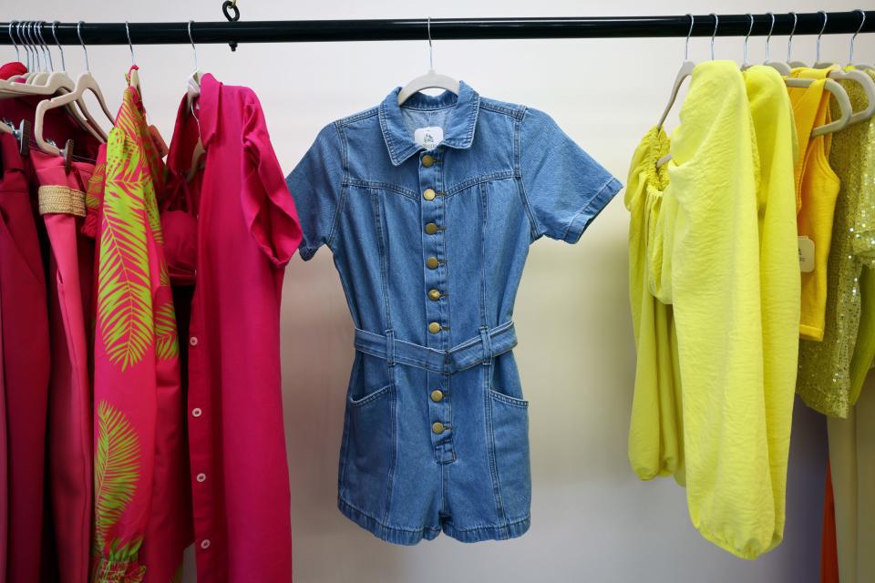 Misspia, at 345 Washington St., Stoughton, sells a wide variety of clothes including fun rompers and dresses.