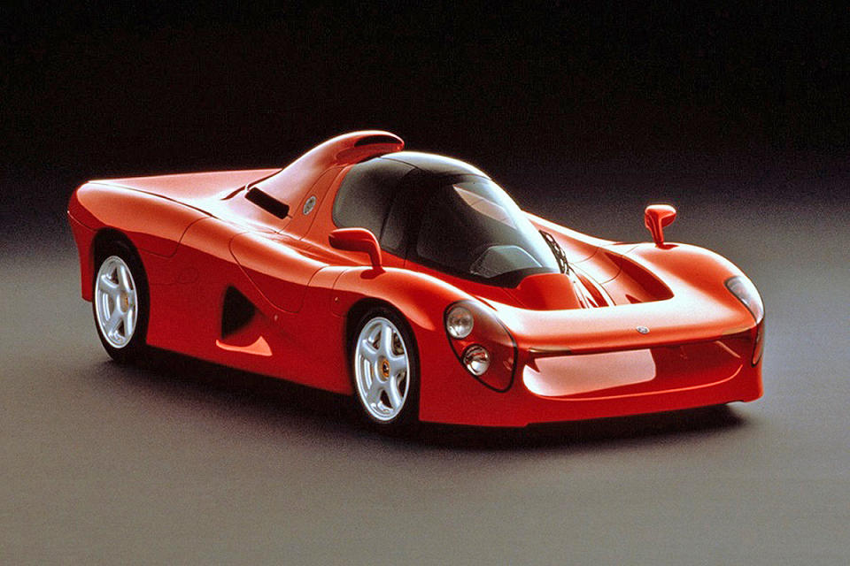 <p>Not quite a Formula 1 car for the road, the Yamaha OX99-11 was still intended to make full use of the Japanese company’s expertise in building engines for this top tier of motorsport. The 3.5-litre engine’s V12 layout mirrored contemporary motorsport form and delivered 400bhp at a screaming 10,000rpm, so it wasn’t that far removed from an F1 machine.</p><p>Also borrowed from racing was the carbonfibre tub as a base and the central driving position. Unlike the McLaren F1 of the same period that shared the same driver positioning, the Yamaha stuck its single passenger in tandem behind the pilote. In the end, a fall out between Yamaha and engineering firm IAD combined with a financial crisis in Japan killed off the OX99-11 after only three prototypes had been built.</p>