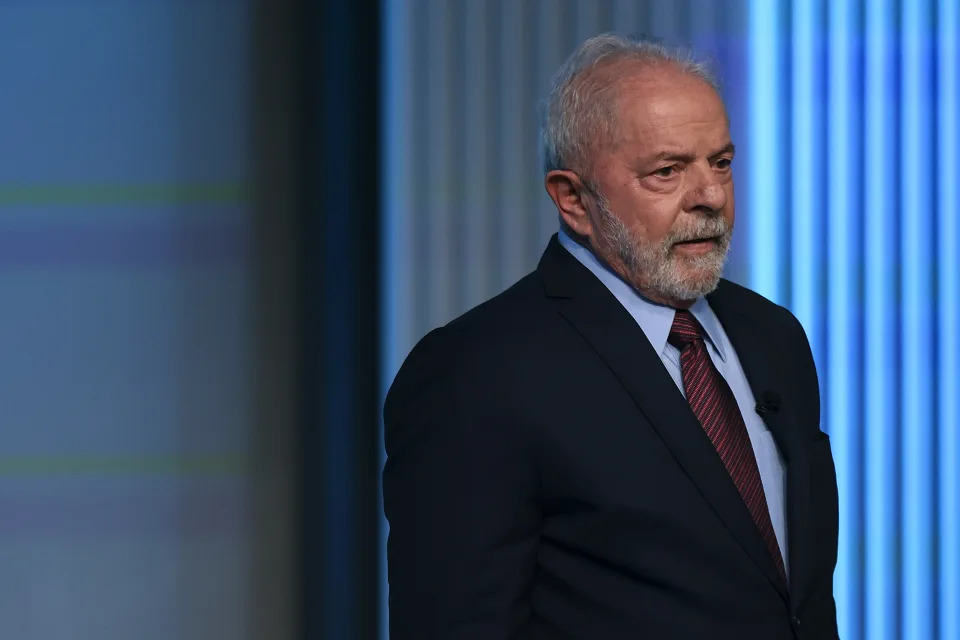 Lula (PT) no debate entre candidatos &#xe0; Presid&#xea;ncia, promovido pela Rede Globo, em 29 de setembro de 2022 (Foto: Getty Images / Buda Mendes)