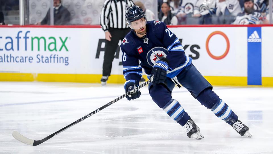 The Winnipeg Jets are parting ways with Blake Wheeler after he played 12 years in Manitoba. (Darcy Finley/NHLI via Getty Images)
