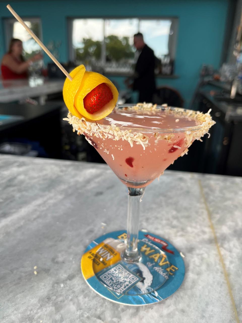 The toasted coconut martini will be Fish Tale Grill's entry in the 17th annual Best South Cape Martini Competition Trolley event.