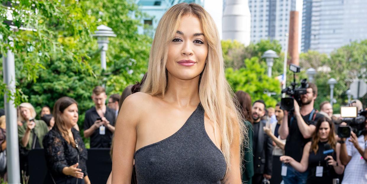 rita ora is seen arriving to the michael kors collection springsummer 2024 runway show during new york fashion week on september 11, 2023