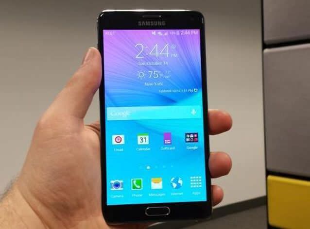 The new Galaxy Note 4. Photo: Supplied