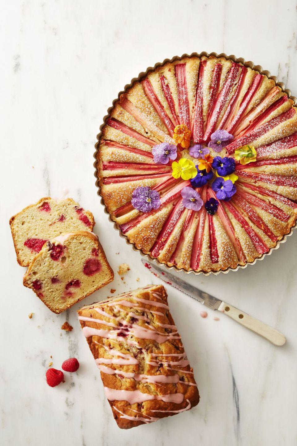 Raspberry Lemon Pound Cake